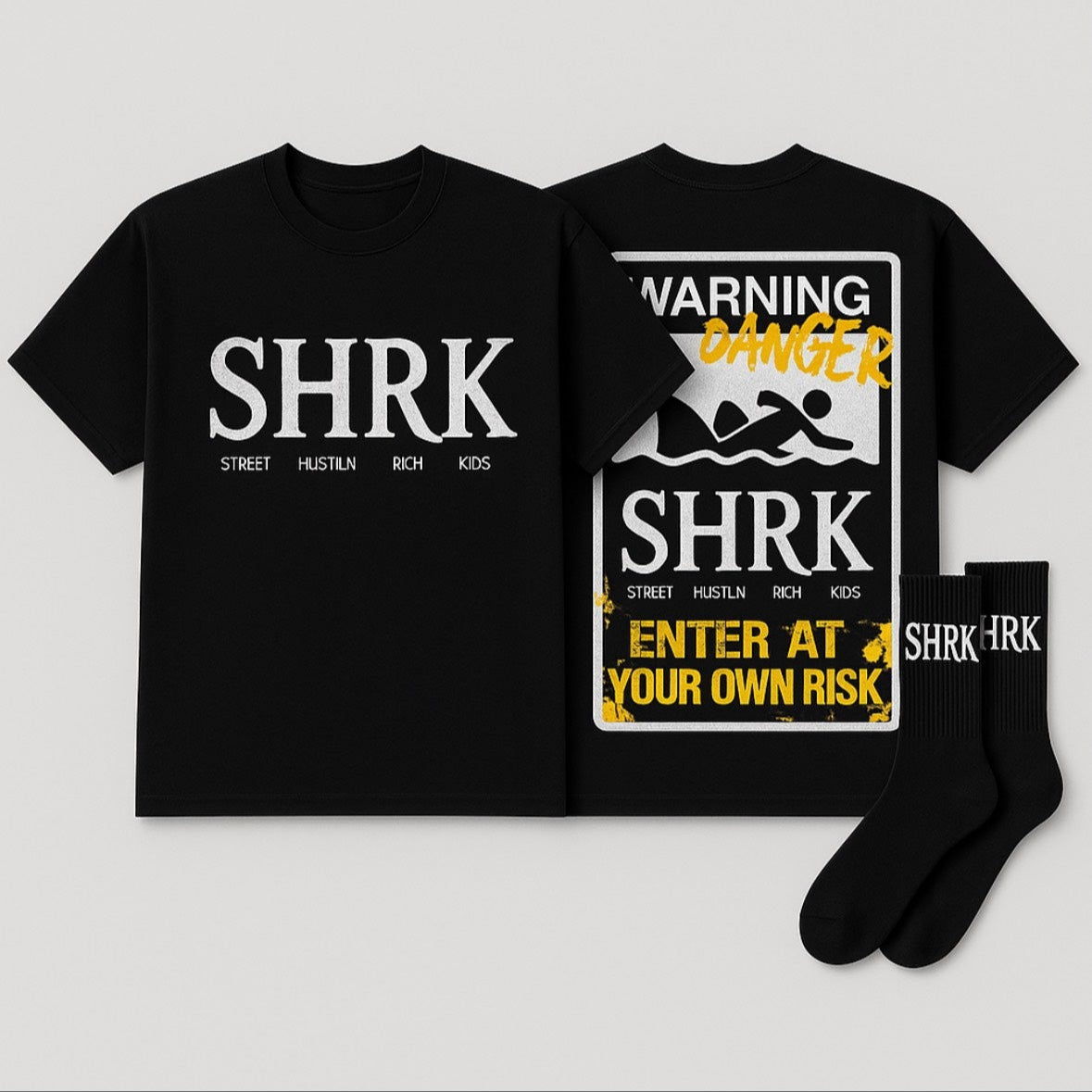 SHRK Danger shirt and socks