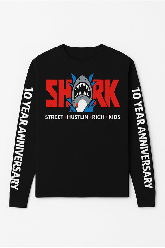 SHRK 10 year anniversary long sleeve shirt